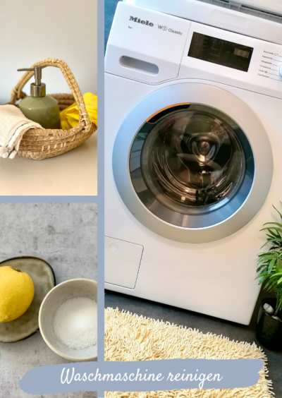 Anleitung und Spickzettel zur regelmäßigen Reinigung der Waschmaschine